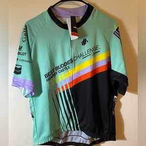 Mens 2XL Zip up bike Jersey